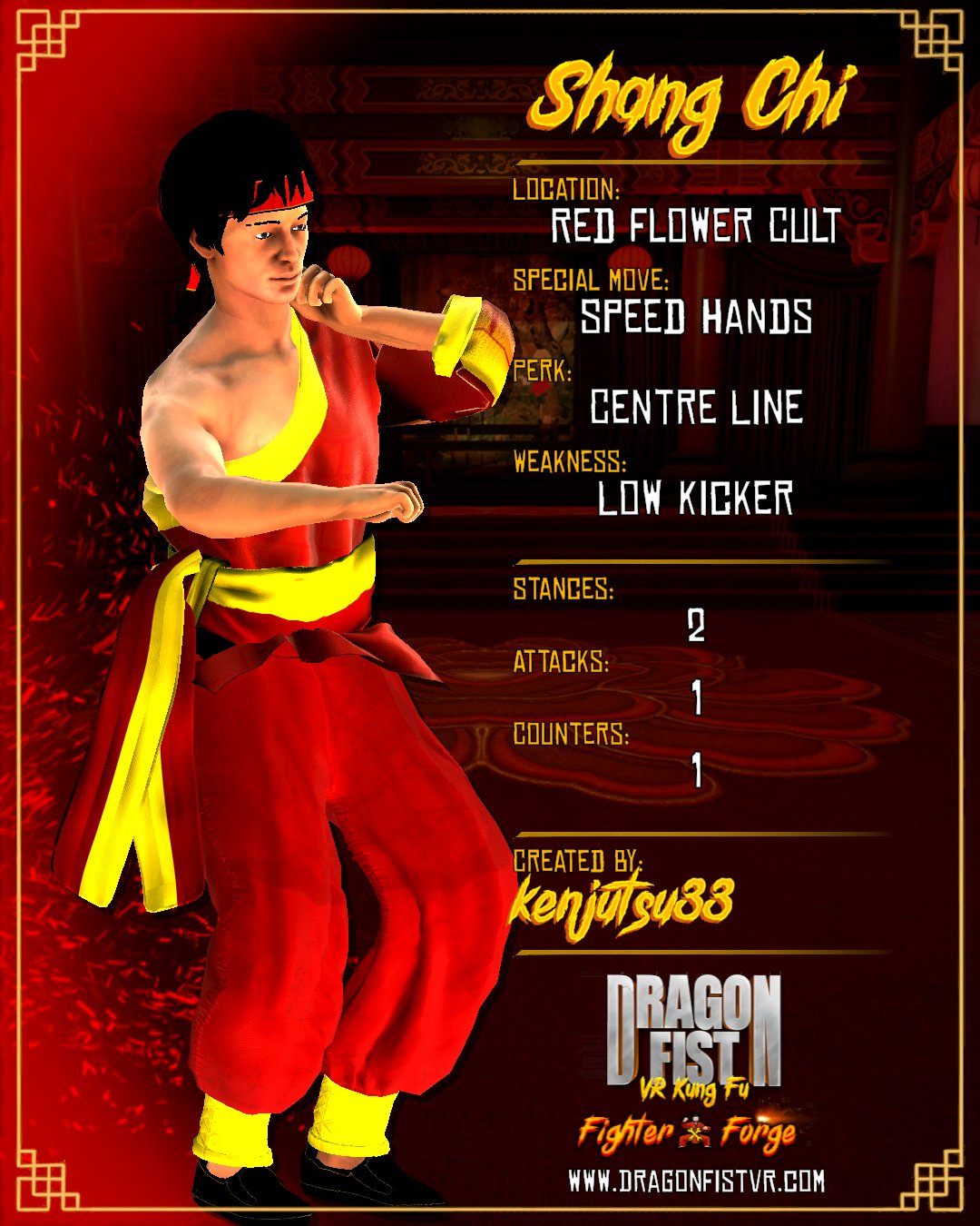 Shang Chi - Created By: kenjutsu33
